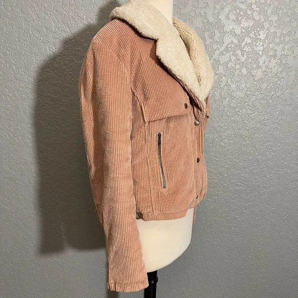 Free People Sherpa Corduroy Jacket - Image 3