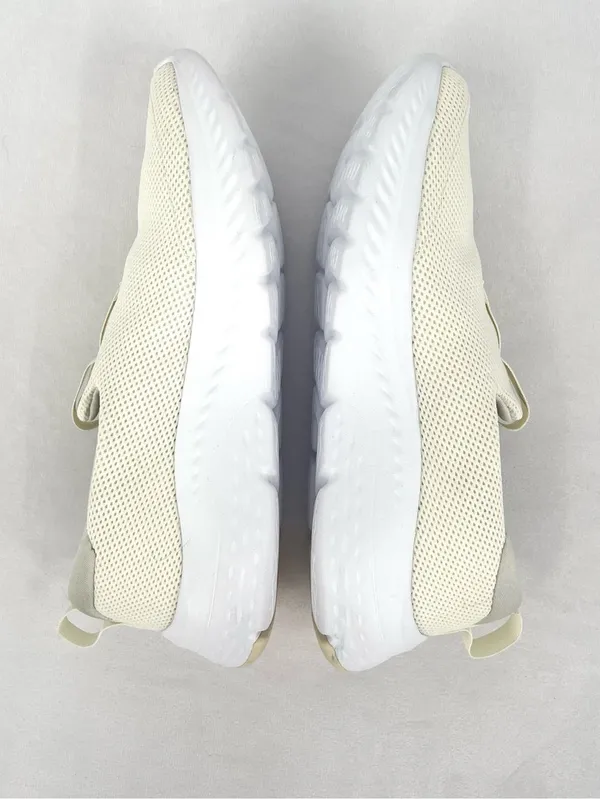 Adidas Cloudfoam Move Lounger Off White Silver Slip On Sneakers size 8 - Image 4