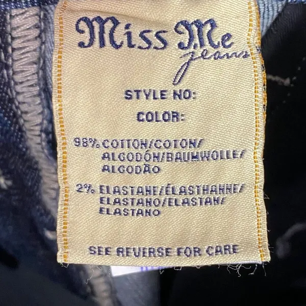 Miss Me Jeans‎ Women's Size 26 Signature boot cut Denim Embellished Pockets - Image 12