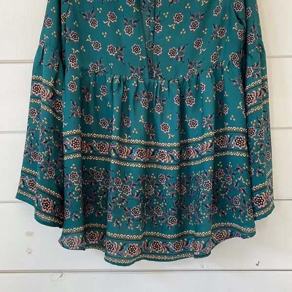 Altar’d State Floral Boho Peasant Top Small - Image 10