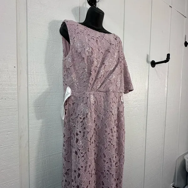 JS Collections Arabella Pink Purple Gown Size 12 NWT - Image 8