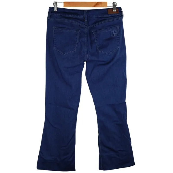 Hot in Hollywood Girlfriend Jeans Women Size M Blue Flare Leg Denim PA629616INV - Image 4