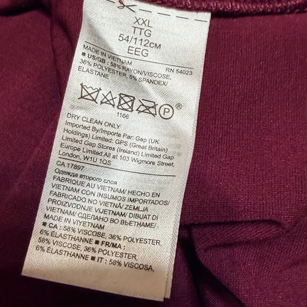 Banana Republic Womens XXL Burgundy Sleeveless Tie Waist Maxi Dress ‎ NWOT - Image 7