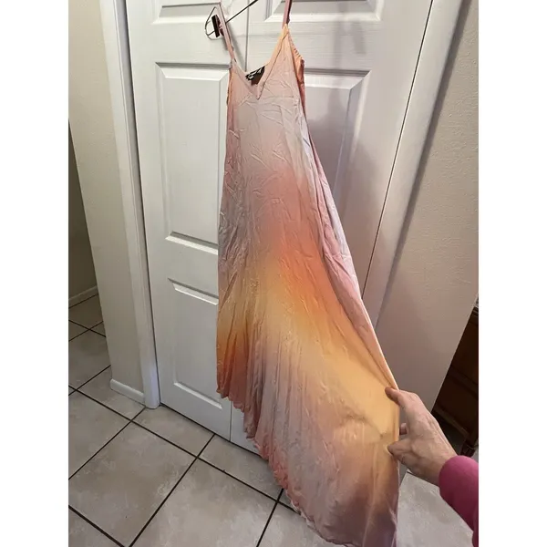 VEDA fiesta Sunset Ombré Maxi Dress Size Small‎ - Image 8
