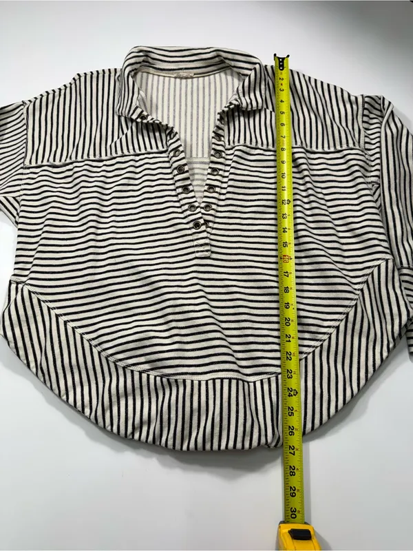 Anthropologie Pilcro 100% Cotton Henley Top - Image 3