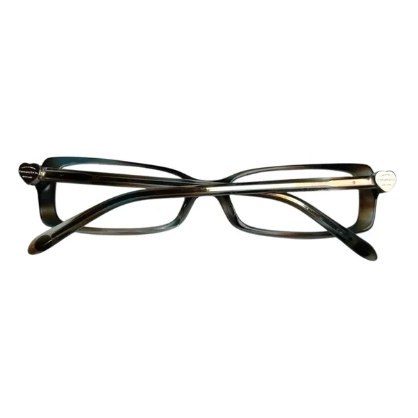 Tiffany & Co Eyeglass Frames TF2035 8124 Turquoise Tortoise Silver Heart Italy - Image 2