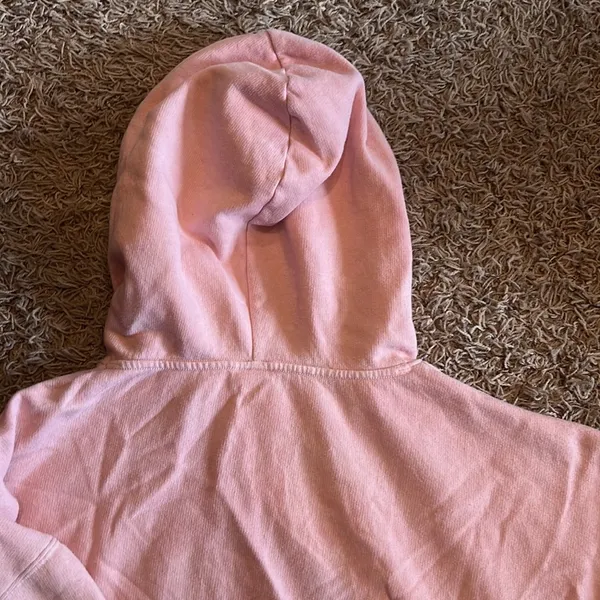 Victoria’s Secret PINK Brand Pink/Purple Ombre Fleece-top Pullover Size Large - Image 5