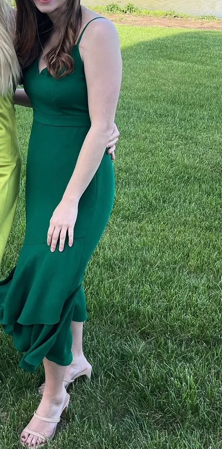 Banana Republic Emerald Green Dress - Image 2