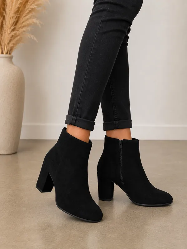 Women’s Black Suede Pointed - Image 2