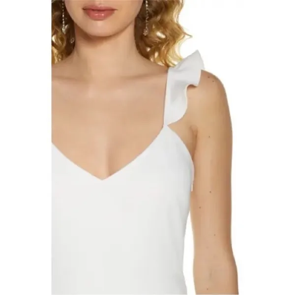 WAYF The Mina‎ Ruffle Strap Gown NWOT Med - Image 3