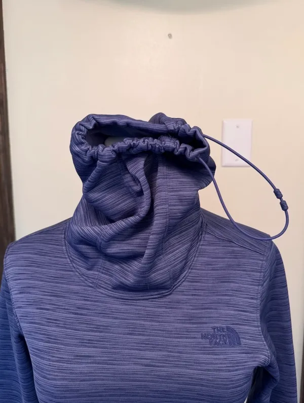 The North Face purple pullover adjustable turtleneck sweater - Image 5