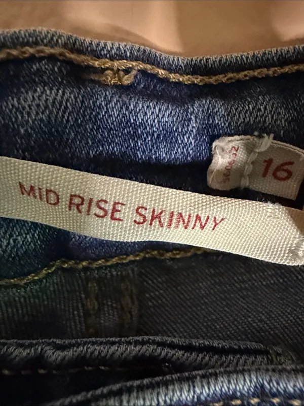 Women's Ankle-Length Mid-Rise Blue Jeans - Image 2