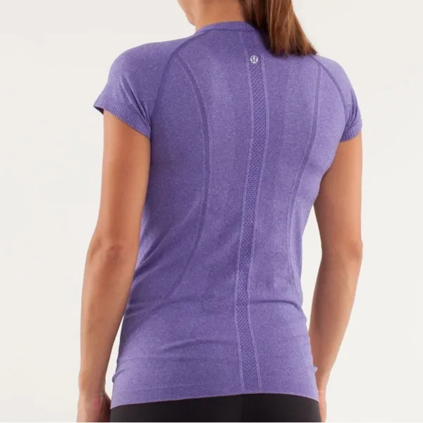 Lululemon Run: Swiftly Tech Short Sleeve Bruised Berry - Image 2
