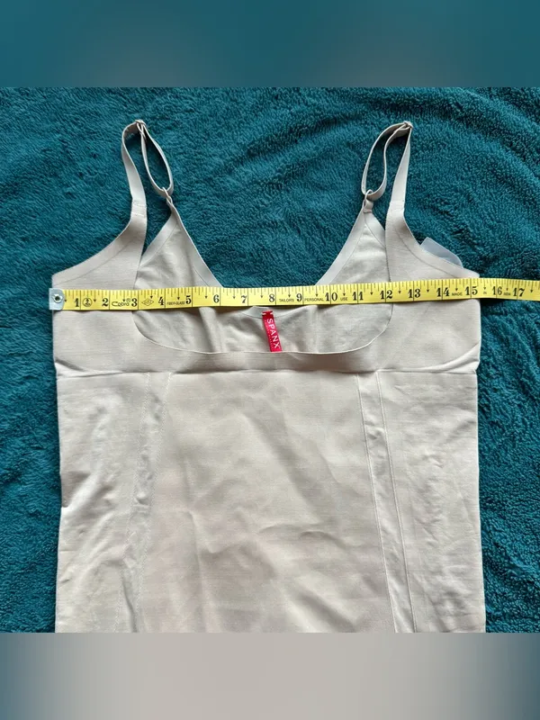 Spanx 10129P Open Bust Brief Bodysuit 2X Beige Oat Nude Shapewear Slimming - Image 9