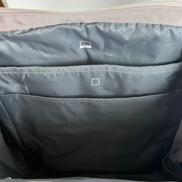 KROSER 17” Quilted Laptop Backpack NWOT Beige RFID USB Work Travel Bag - Image 8