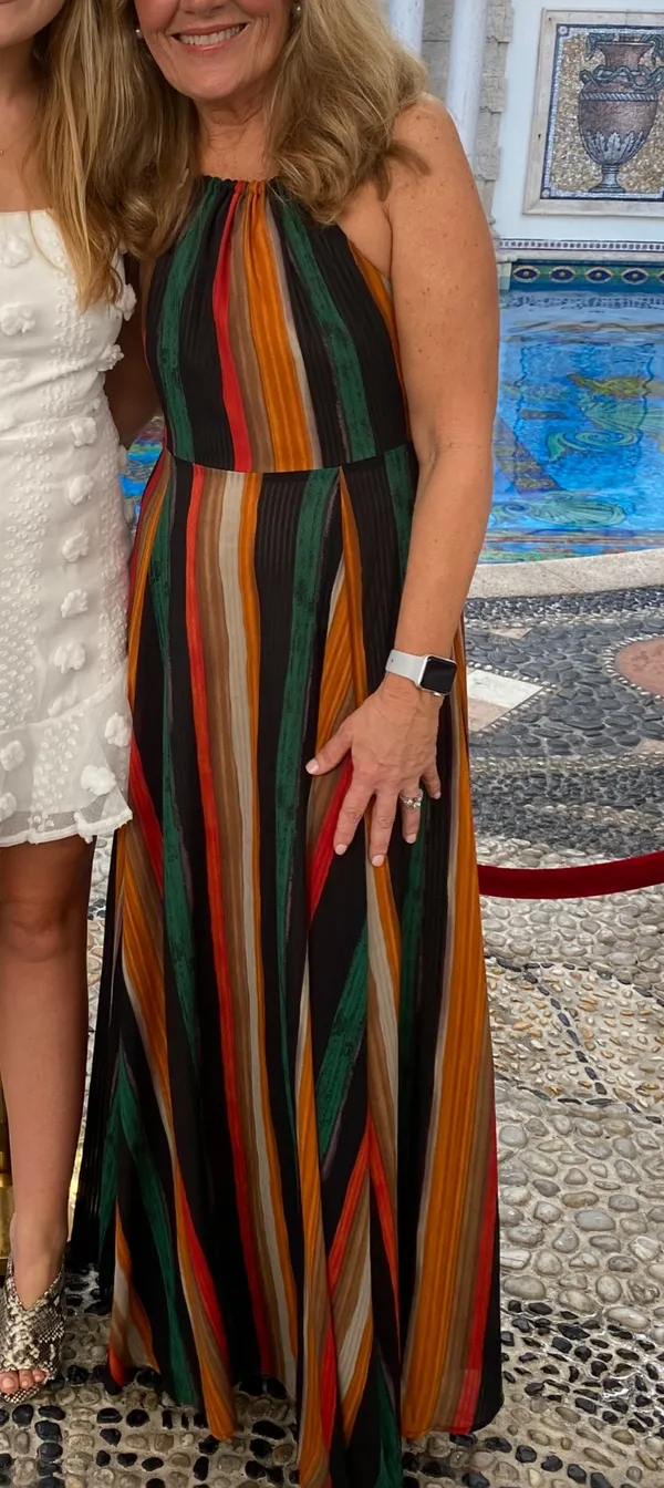 Vici stripped maxi dress - Image 5