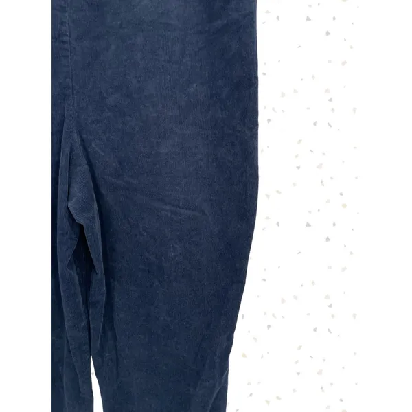 Lucy and Yak Navy Corduroy Dungaree Overalls Dark Blue Organic Cotton Size 12 - Image 5