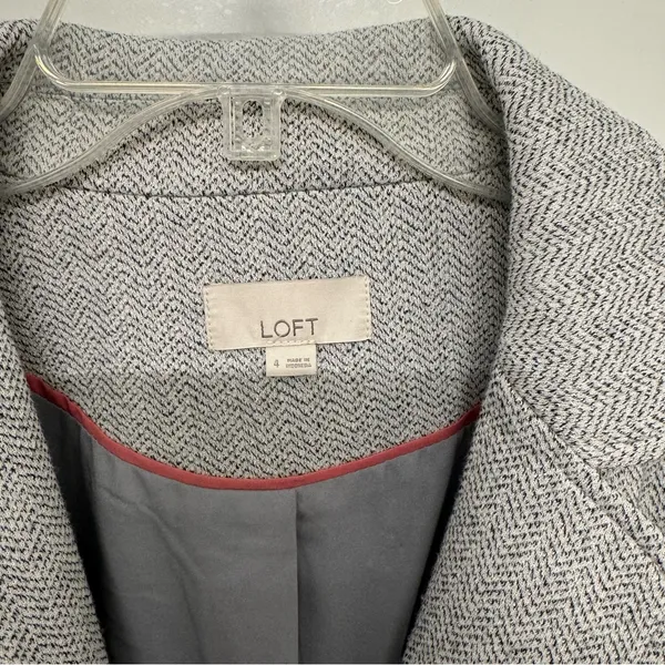 LOFT Light Grey Blazer - Image 2