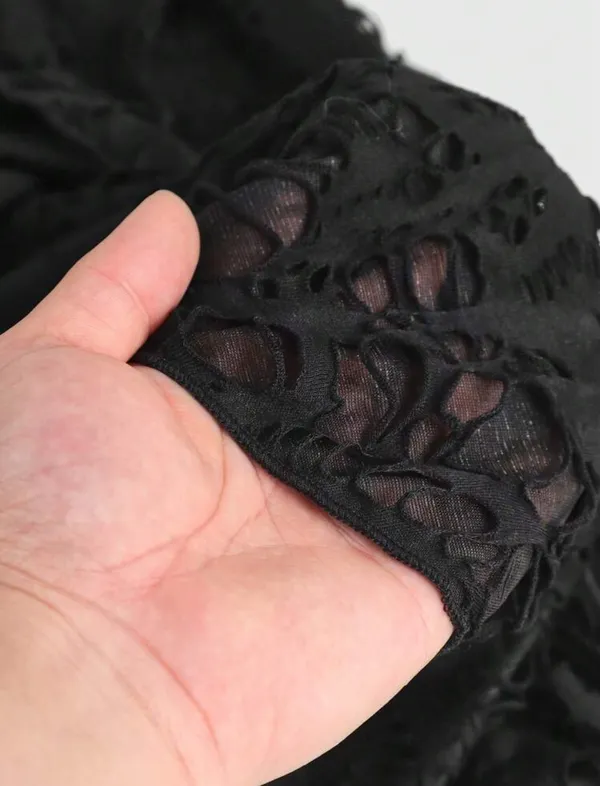 Romwe Black short mini dress - Image 4