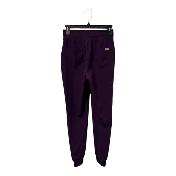 Figs High Waisted Zamora Joggers Size XS Deep Purple PO 4500 - Image 3