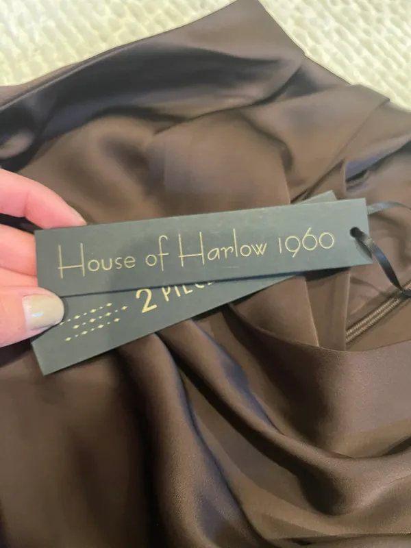 House of Harlow Two Piece Silk Set - Image 3
