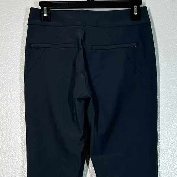 S Athleta All Ways High Rise Bootcut Pant Trouser Black 28" Inseam Stretch Small - Image 6