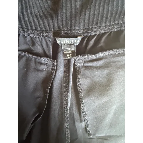 Athleta Lightweight Hiking Travel Pants Sage Green Zip Ankle Size 2 - Image 5