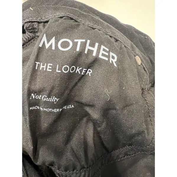 Mother‎ Denim The Looker Black Denim Women's Jeans 27 - Image 4