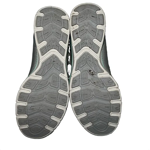 Skechers Gratis Cloud Mary Jane Walking Shoes Gray‎ Mint Memory Foam Women 8.5 - Image 7
