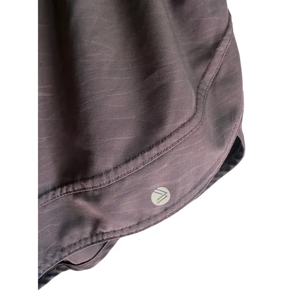 Savvi High Rise Running Shorts Mauve Lined Athletic Workout Women's Medium - Image 3