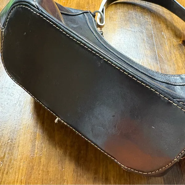 Kenneth Cole‎ Black Hobo Style Purse - Image 7