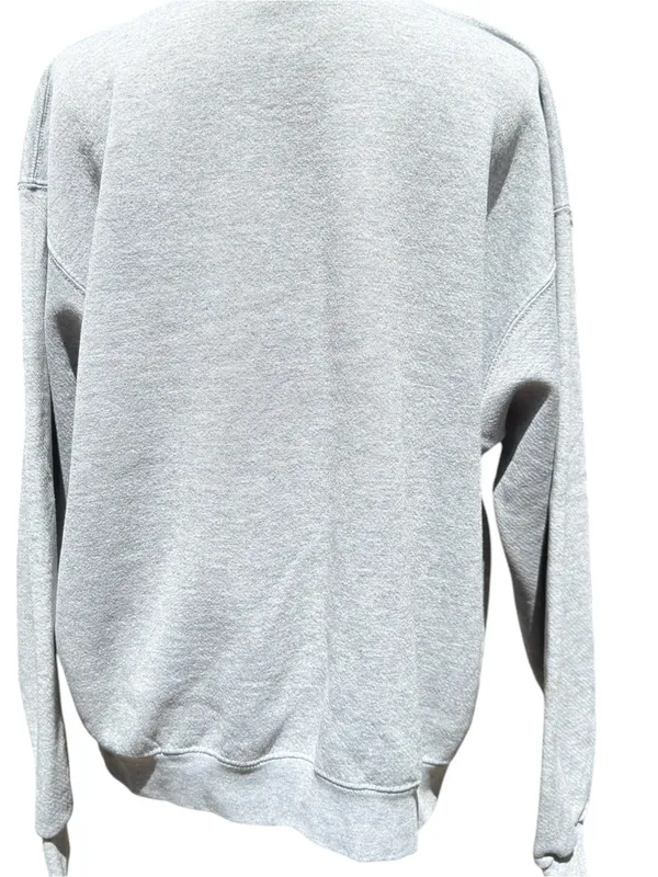 Disney Store Mickey Mouse Crewneck‎ Sweatshirt Vintage 90s USA Heather Gray XL - Image 5