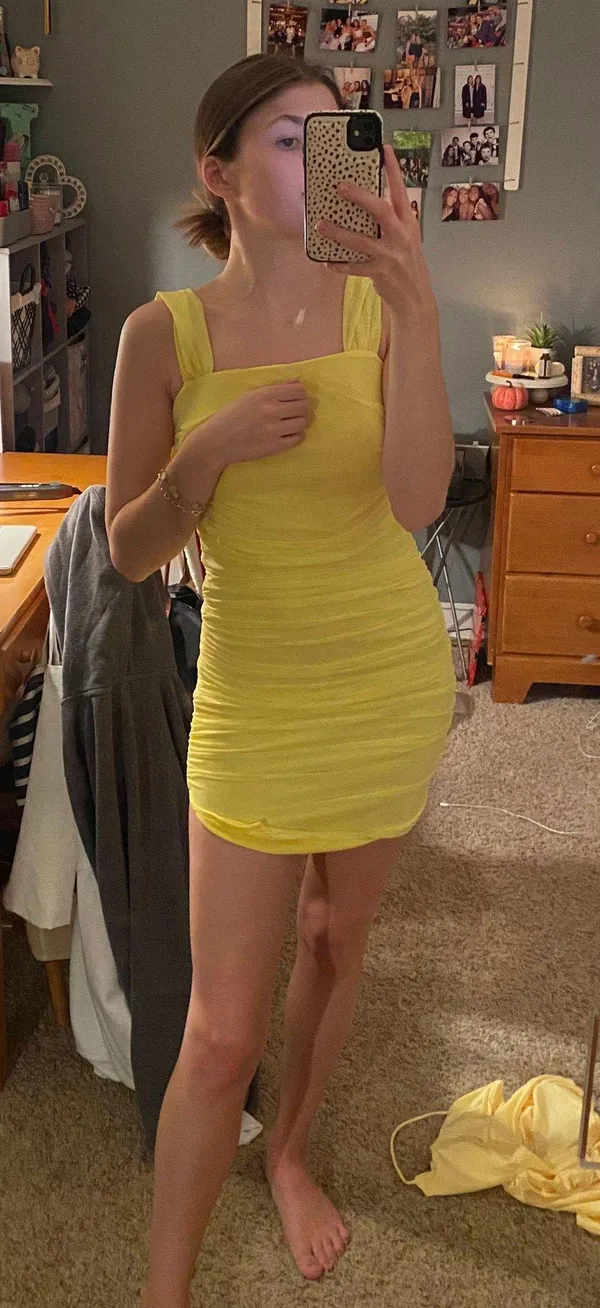 Yellow Dress Size XS - Image 3