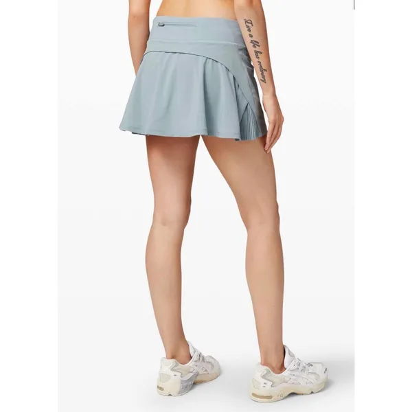 Lululemon Play Off The Pleats Skirt *13"Blue Cast size 12 - Image 2