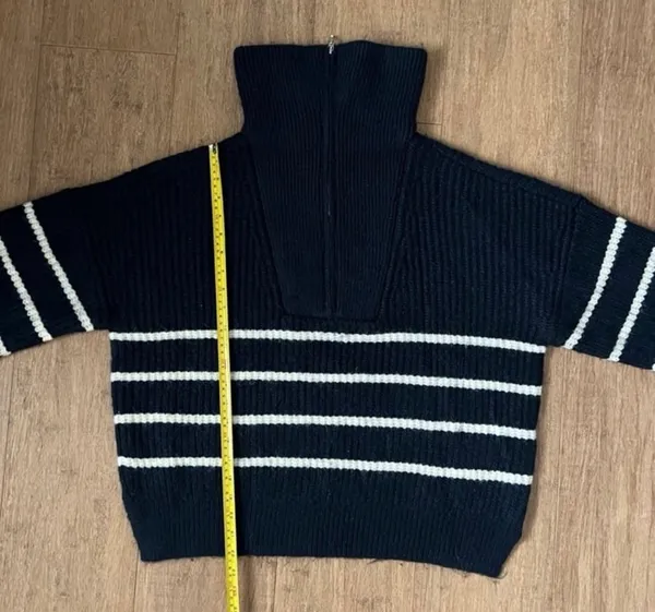 Abercrombie & Fitch Sweater Chunky Knit Size L - Image 6