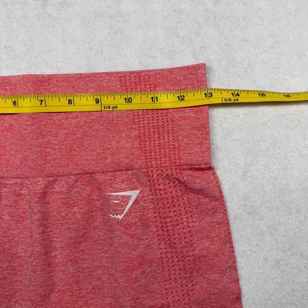 Gymshark Seamless Pink Cropped Leggings Women’s XS High Waist Workout - Image 7