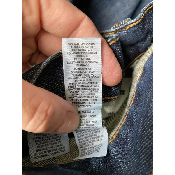 LUCKY BRAND 410‎ Athletic Fit Dark Wash Jeans Laidback Heritage Fit Clean Girl - Image 7