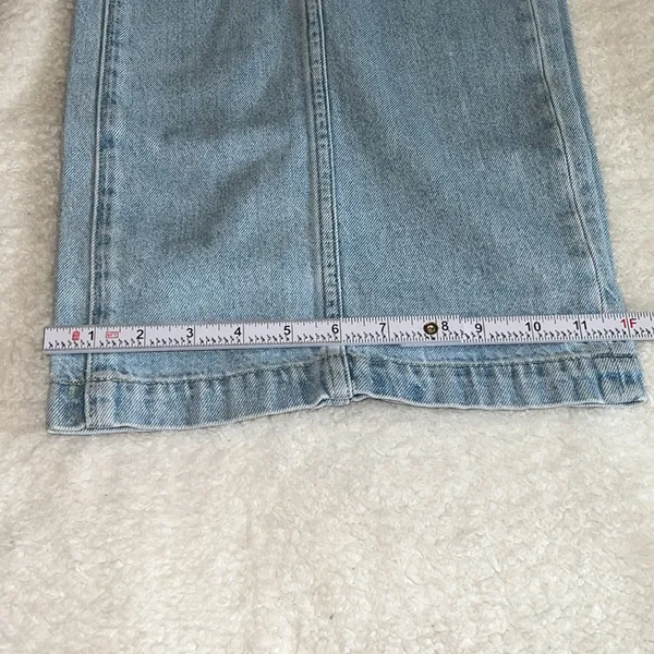 Madewell Belted‎ Baggy Jeans Light Wash High Rise Wide Leg NWT 31 - Image 8