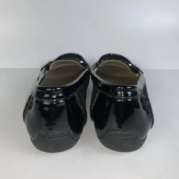 Anne Klein Iflex Women's Shoes Sz 8M Black Moccasin Loafers Flat Comfort - Image 6