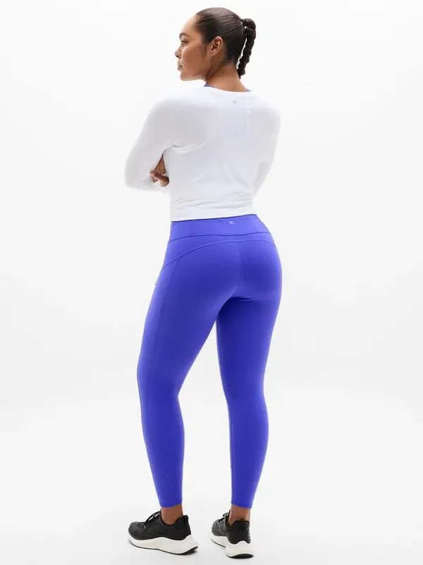 New Athleta 2X Plus Rainier Leggings Borealis Blue/Purple - Image 2