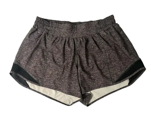 Lululemon Hotty Hot Short 4” in Heather Lux Multi Black Size 8 - Image 4