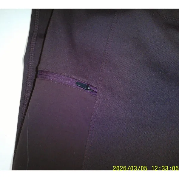 NWT New S Tall 4 6 Maroon Red Blackberry Carhartt Leggings Pants Womens High Wai - Image 6