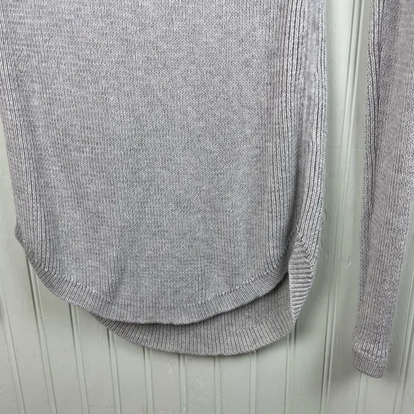 Lululemon Cabin Yogi Long Sleeve Knit Sweater Heathered Light Grey Size Small - Image 8
