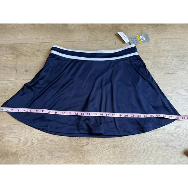 NWT PGA TOUR womens golf skort blue white UPF50 tennis outdoors flowy size M - Image 8