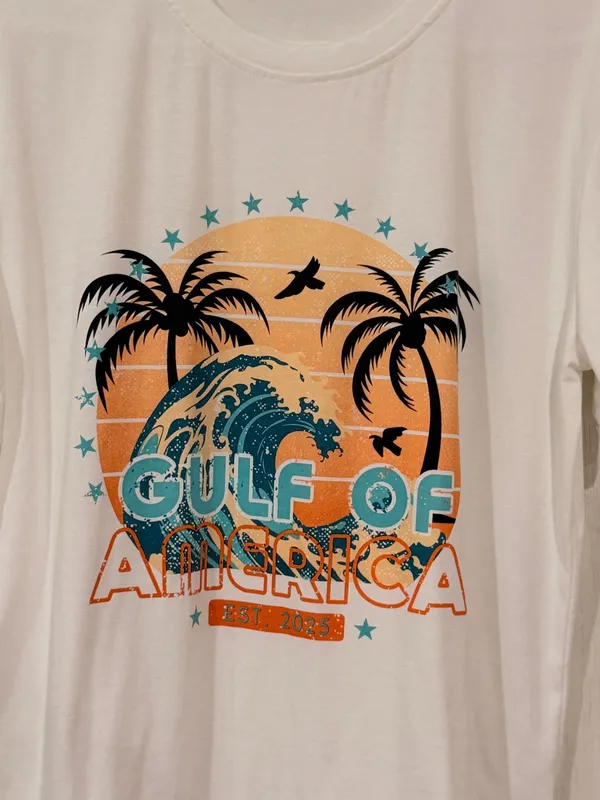Gulf of America White Graphic Tee - Image 2