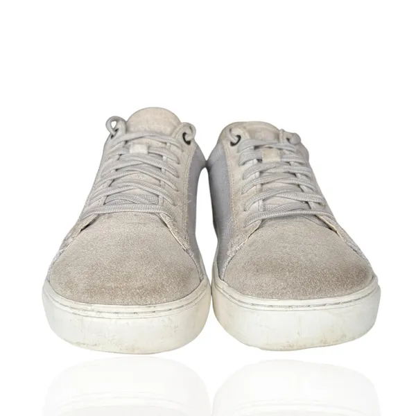 Birkenstock Bend Low‎ Shoes Sneakers Womens Size 7 US 38 EU Gray Suede Lace Up - Image 4