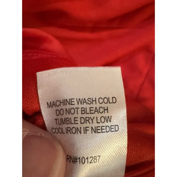 ALEXIA ADMOR Draped Shoulder Mini A-Line Dress Red‎ Size Medium - Image 8