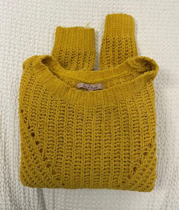 Love Tree Yellow Sweater - Image 5