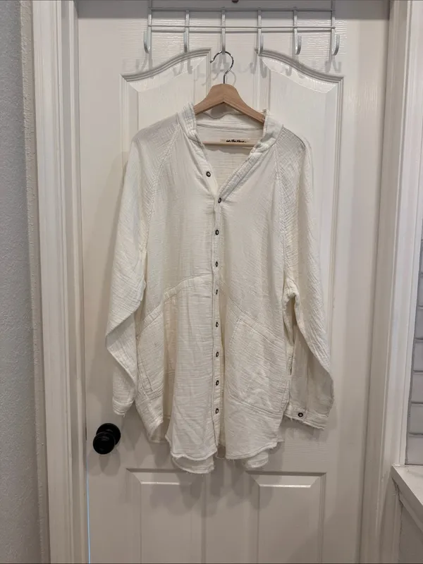 Free People summer daydream cotton gauze blouse - Image 2