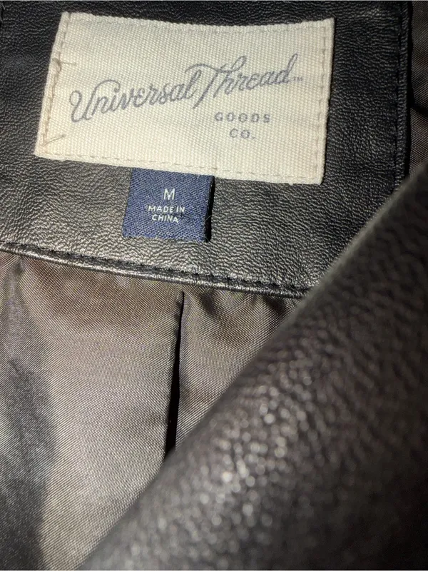 Universal Threads Women's Leather Moto Jacket - Image 2
